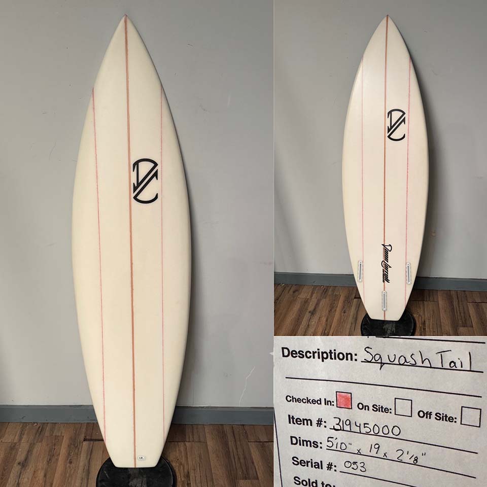 5'10 Squash Tail