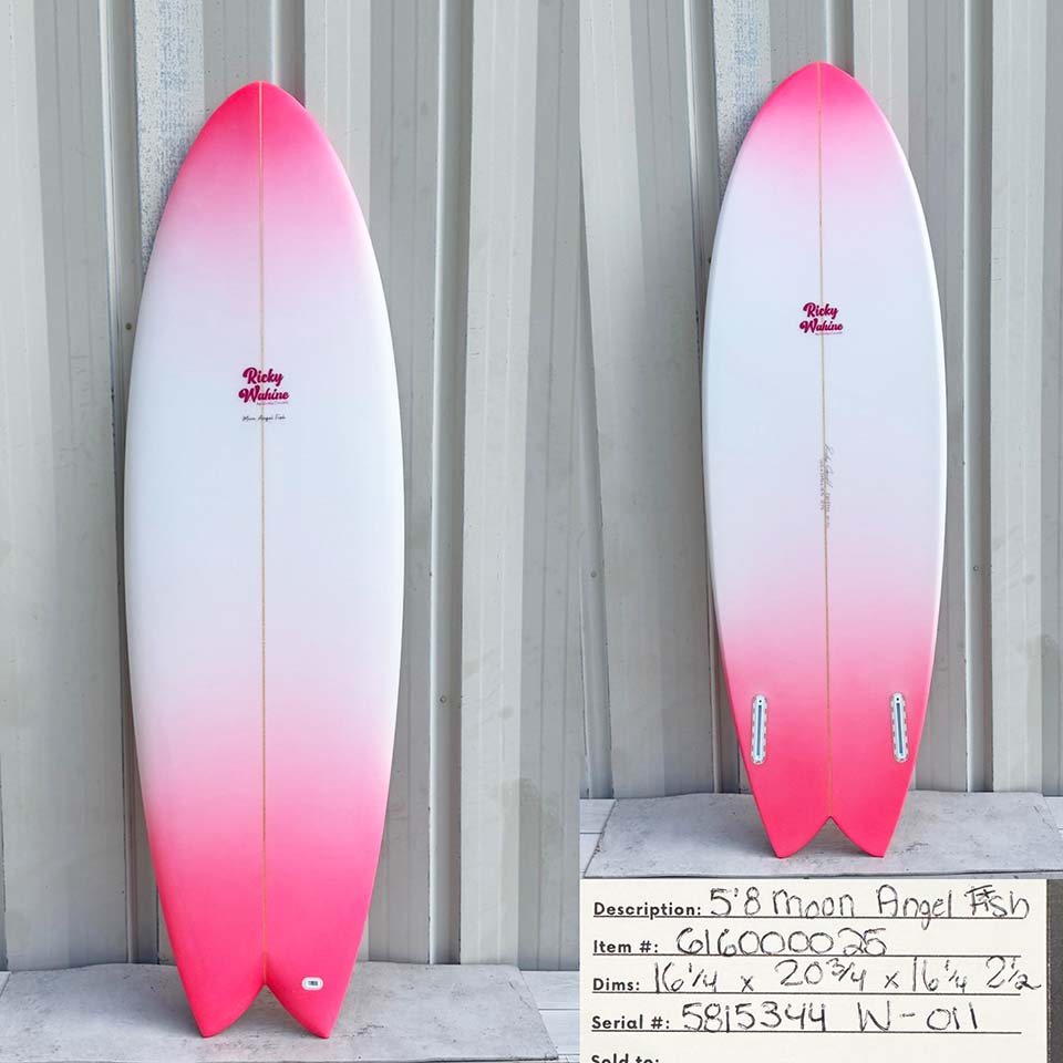 5'8" Ricky Wahine - Moon Angel Fish