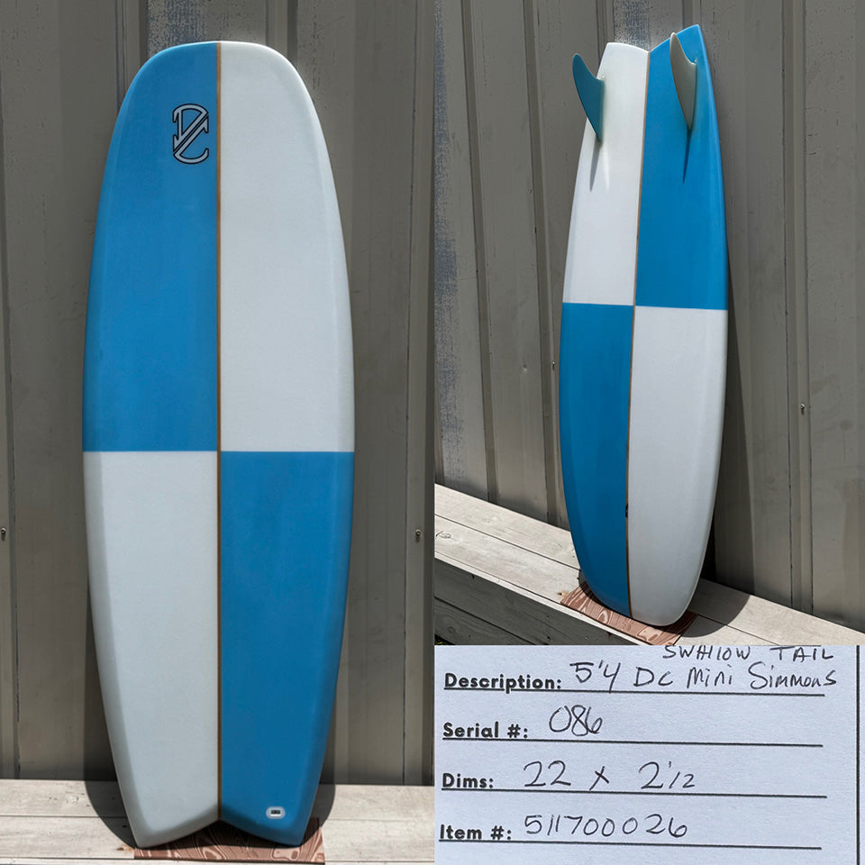 5'4 DC Mini Simmons Swallow Tail