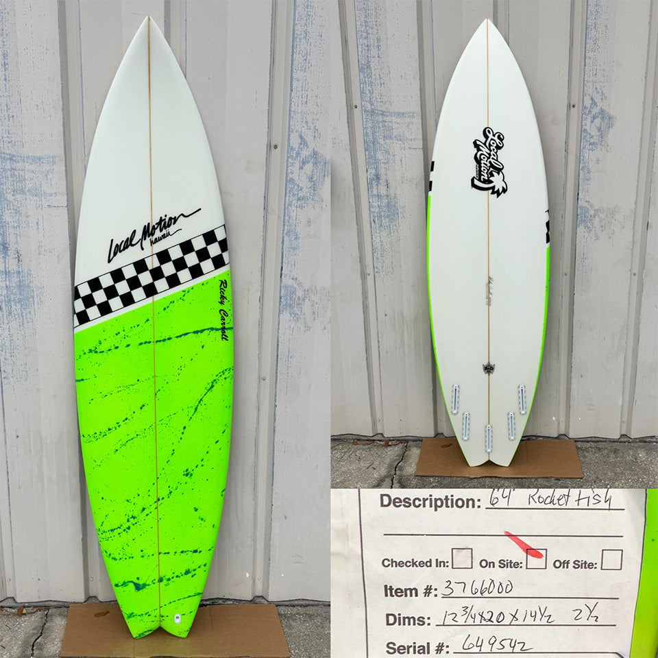 6'4 Rocket Fish Local Motion