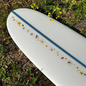 9'2 Retro Lady 2 w/pressed flower inlay