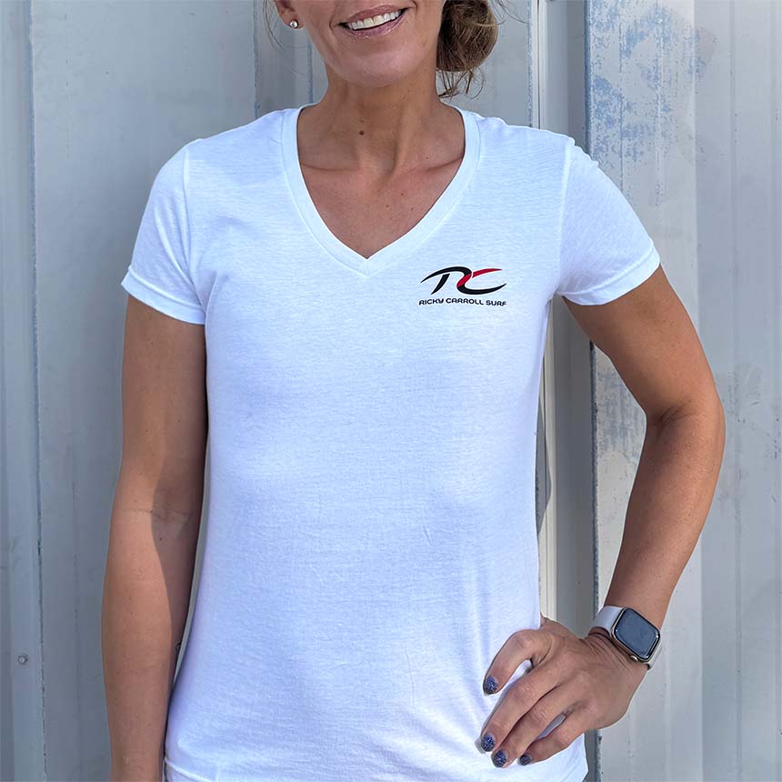 Ladies V-neck T-shirt